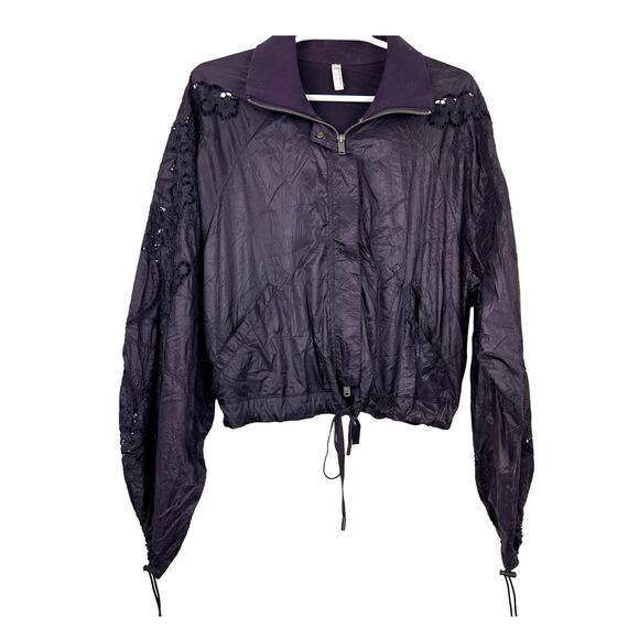 Free People Movement Elevation Jacket Windbreaker Purple Small - Picture 3 of 13